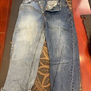 Fashion Nova Relaxed Fit Blue Jeans